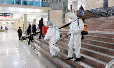 Фото На вокзалах ЮУЖД усилены меры эпидемиологической безопасности