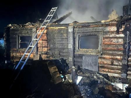 Фото На ночном пожаре в Аргаяше погиб мужчина
