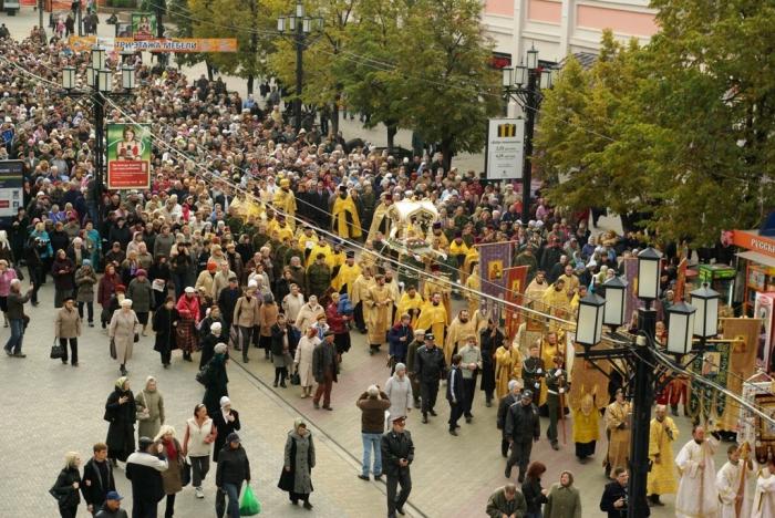 Фото Возвращение в Челябинск мощей Андрея Первозванного