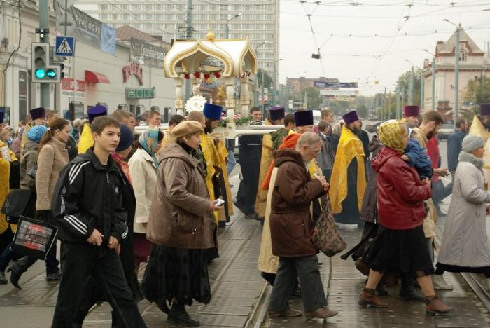 Фото Возвращение в Челябинск мощей Андрея Первозванного
