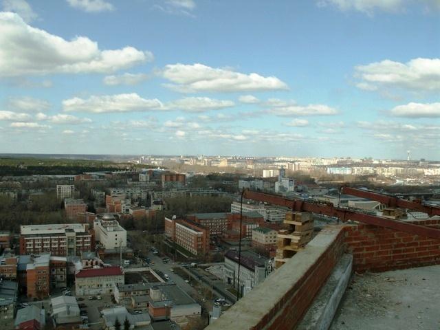 Фото Челябинск и Челябинцы. 19 апреля. С  крыши Делового Центра "Челябинск-СИТИ"