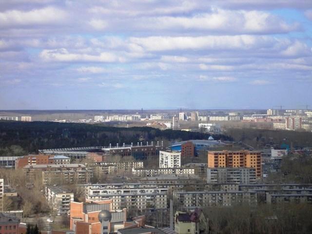 Фото Челябинск и Челябинцы. 19 апреля. С  крыши Делового Центра "Челябинск-СИТИ"