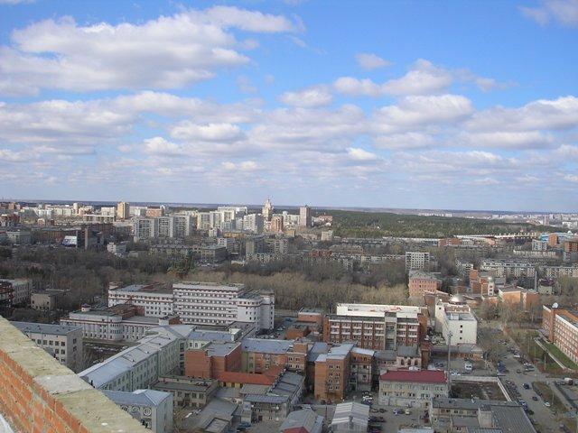 Фото Челябинск и Челябинцы. 19 апреля. С  крыши Делового Центра "Челябинск-СИТИ"