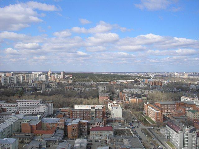 Фото Челябинск и Челябинцы. 19 апреля. С  крыши Делового Центра "Челябинск-СИТИ"