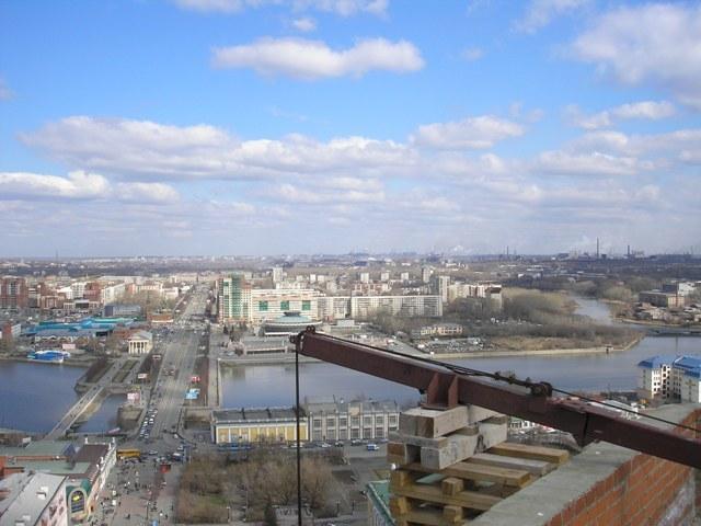 Фото Челябинск и Челябинцы. 19 апреля. С  крыши Делового Центра "Челябинск-СИТИ"