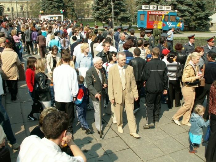 Фото Девятое мая. Челябинск, 2006 год. Парад Победы