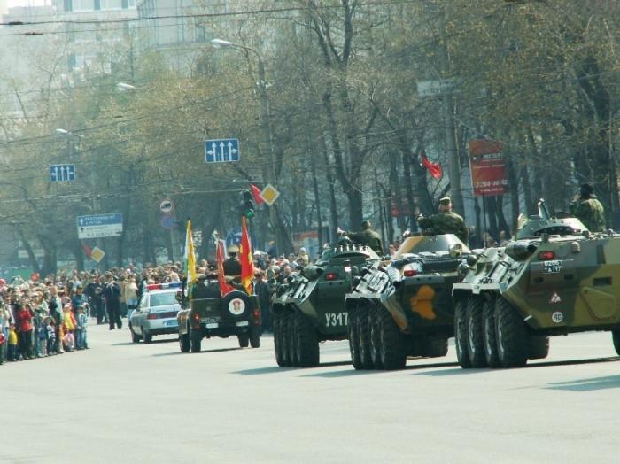 Фото Девятое мая. Челябинск, 2006 год. Парад Победы