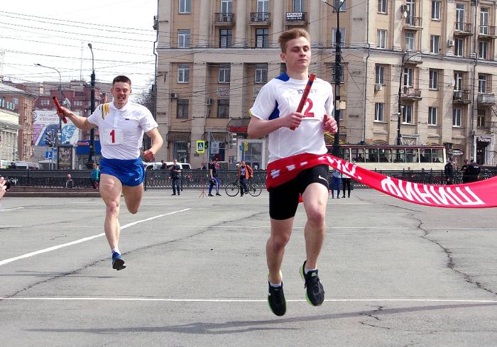 Фото Эстафета, велогонка, лыжероллеры. Челябинск-2019.Фото: Валерий Иванов