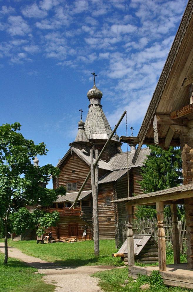 Фото ВИТОСЛАВЛИЦЫ – музей деревянного зодчества в Великом Новгороде