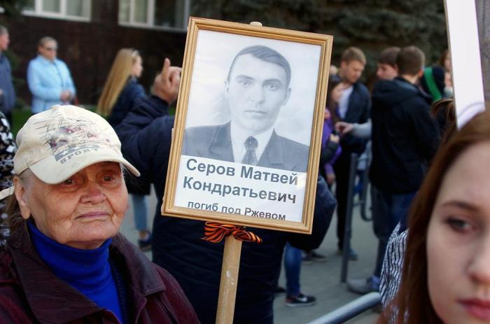 Фото Бессмертный полк. Челябинск-2016