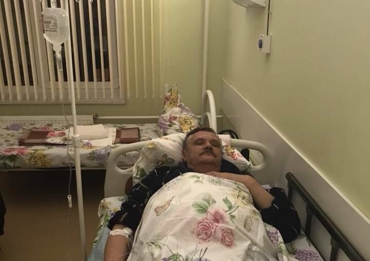 Министр экологии Челябинской области Сергей Лихачев, попавший накануне в больницу прямо с совещан